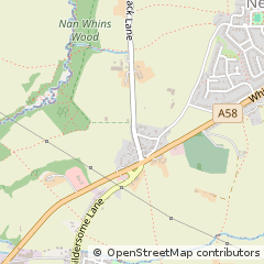 Map of Leeds, West Yorkshire