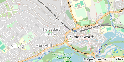 Map of Rickmansworth