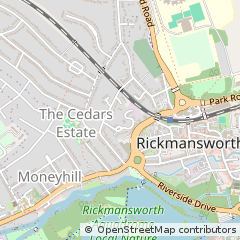 Map of Rickmansworth