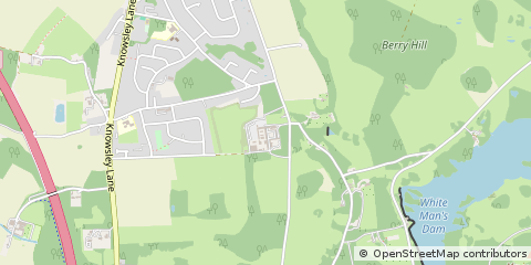 Map of Prescot, Merseyside
