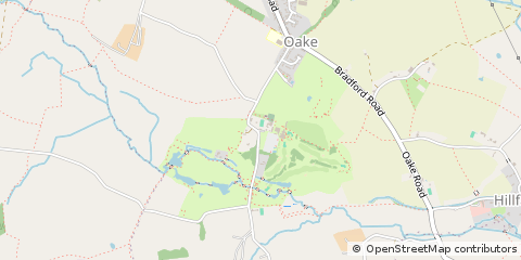 Map of Taunton, Somerset