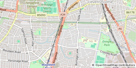 Map of Manchester