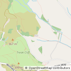 Map of Hope Valley, Derbyshire