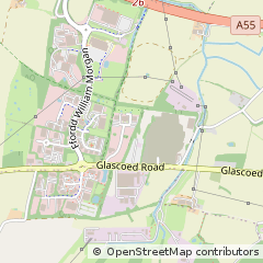 Map of ST Asaph, Denbighshire