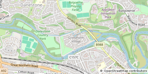 Map of Aberdeen