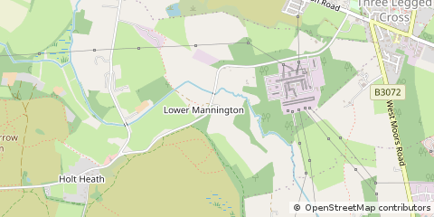 Map of Wimborne