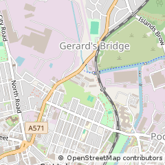 Map of ST. Helens, Merseyside