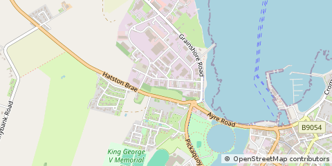 Map of Kirkwall, Orkney