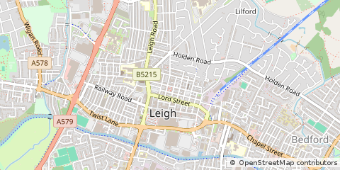 Map of Greater Manchester