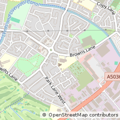 Map of Bootle, Newton-Le-Willows