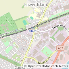 Map of Irlam, Manchester