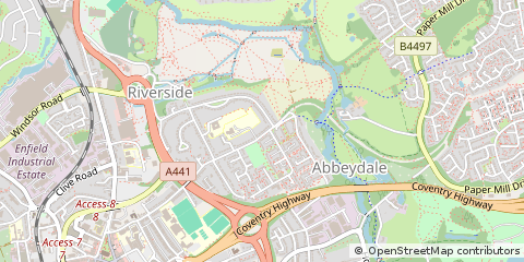Map of Redditch
