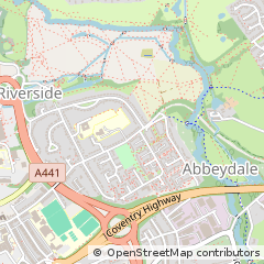 Map of Redditch