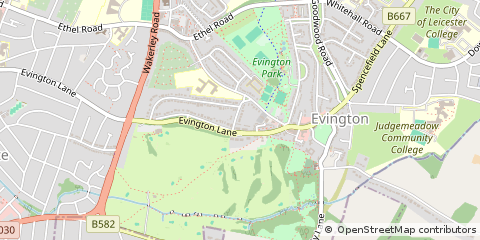 Map of Leicester