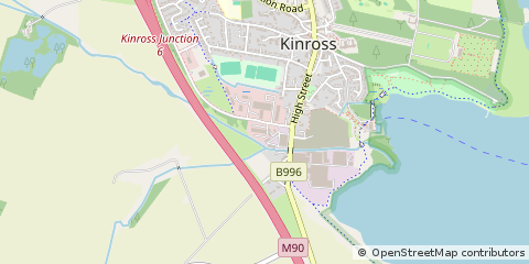 Map of Kinross, Kinross Shire