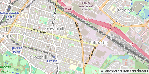 Map of Glasgow
