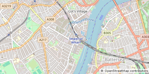 Map of Fulham London