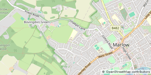 Map of Marlow