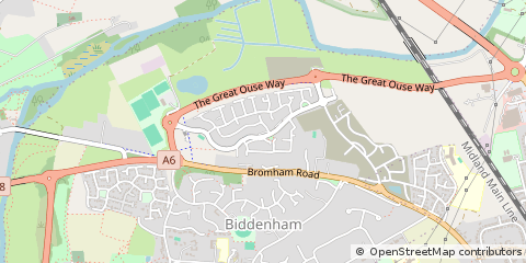 Map of Bedford