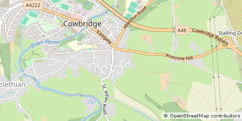 Map of Cowbridge