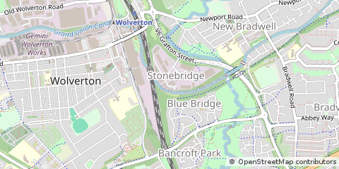 Map of Milton Keynes