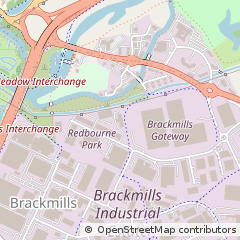 Map of Northampton, Northamptonshire