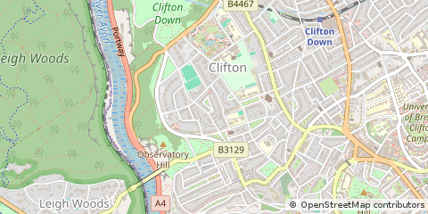 Map of Bristol