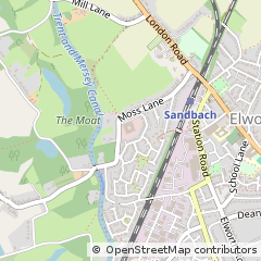 Map of Sandbach, Cheshire