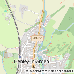 Map of Henley-in-Arden