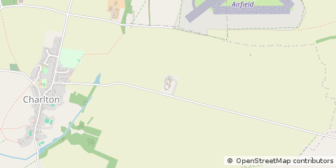 Map of Hinton-in-the-Hedges, Northamptonshire