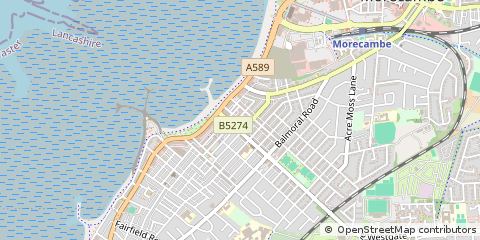 Map of Morecambe