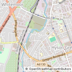 Map of Nottingham