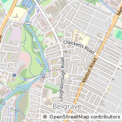 Map of Leicester