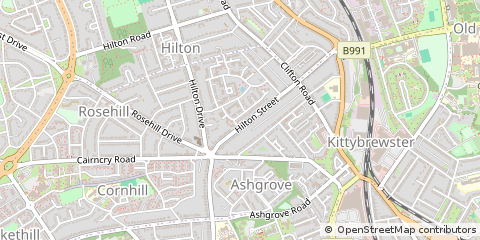Map of Aberdeen