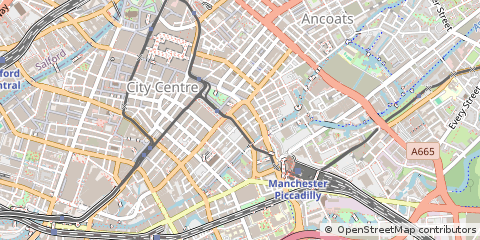 Map of Manchester