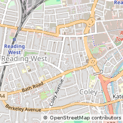 Map of Reading, Berkshire