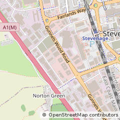 Map of Stevenage