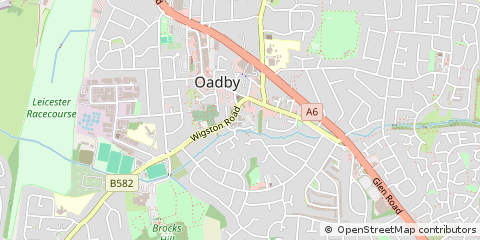 Map of Oadby