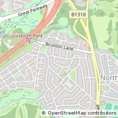 Map of Newcastle Upon Tyne