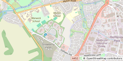 Map of Gallows Hill, Warwick