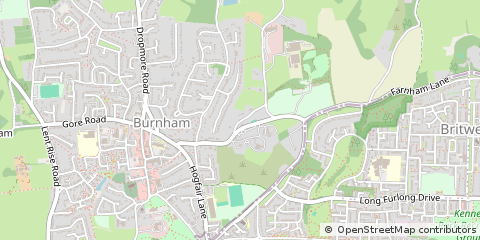 Map of Slough, Buckinghamshire