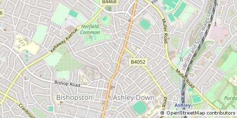 Map of Bristol, Avon
