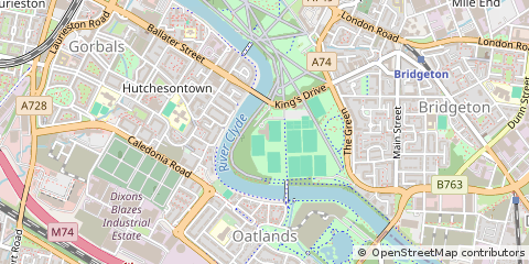 Map of Glasgow