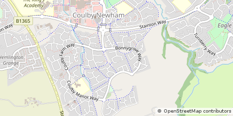 Map of Middlesbrough, North Yorkshire