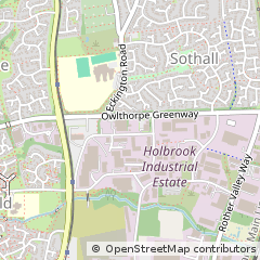 Map of Sheffield, South Yorkshire