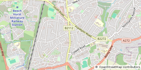 Map of Haywards Health, West Sussex