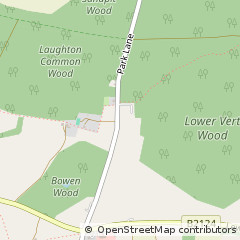 Map of Laughton, East Sussex