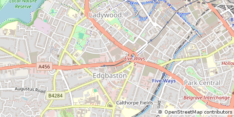 Map of Birmingham