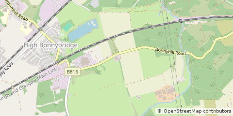 Map of Bonnybridge