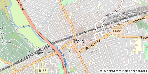 Map of Ilford